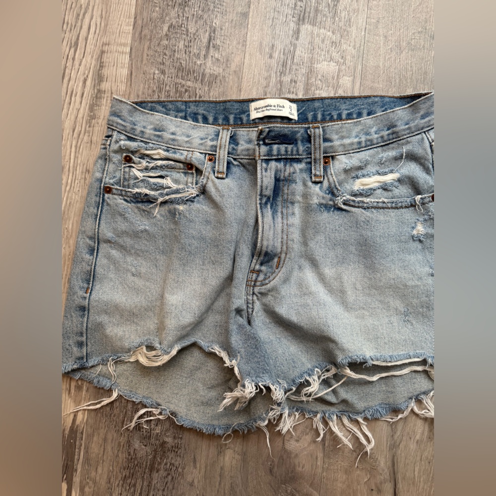 Abercrombie & Fitch Blue Denim Skirt